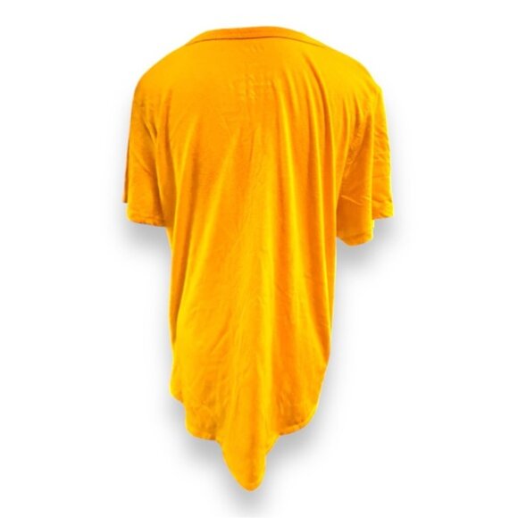 Women’s torrid 1 Yellow Girlfriend Signature Jersey V-Neck Tee 14 16 1X 1XL - Picture 6 of 14